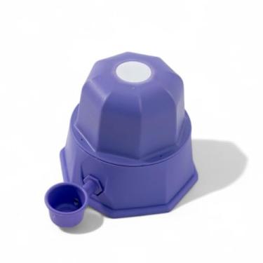 Imagem de Bebedouro para Gatos e Cachorros 2,3L – Anti Molhar Pelos, Antiderrapante(Lilás)