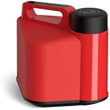 Imagem de Recipiente grande de armazenamento a vacuo para manter liquidos, vermelha, grande, 5 Litros, confiavel, isolante, e espacoso.