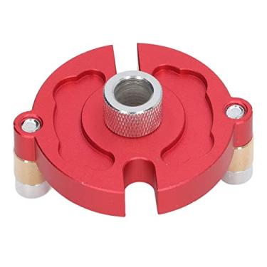 Imagem de Cryfokt Localizador de Perfurador de Guia de Gabarito para Marcenaria, Ferramenta de Perfuração de Posicionamento Preciso para Instalação de Móveis, Gabarito de Cavilha Autocentral de Liga de