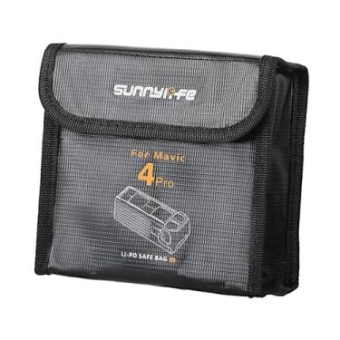 Imagem de Yunhgft Bolsa Lipo à Prova de Fogo E Explosão, Organizadora Externa, Bolsa de Armazenamento Segura, Material Retardante de Chamas, Adequada para Carregar Aces, 13,7 cm x 15 cm x 6,9 cm