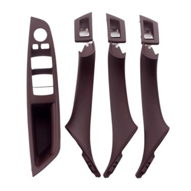 Imagem de Conjunto de apoio de braço para porta interior do carro, compatível com BMW Série 5 F10 F11 523i 525i 528i 530i(Moka)