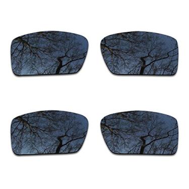 Imagem de ToughAsNails 2 pares de lentes polarizadas de substituição para Oakley Gascan OO9014 preto e preto