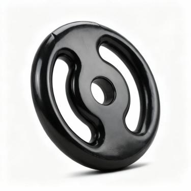 Imagem de Anilha Emborrachada Preta 3kg Natural Fitness Consport – Revestida Para Musculação, Academia e Trein-Unissex