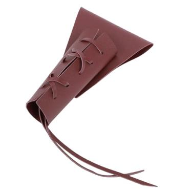 Imagem de Tbest Feito de Couro PU, Bainha de Couro para Cinto de Espada Com Alça para Adagas, Espadas, Katanas.Design Ajustável e Elegante para Cintos e Tiras de Perna, Durabilidade de Longa (Marrom)