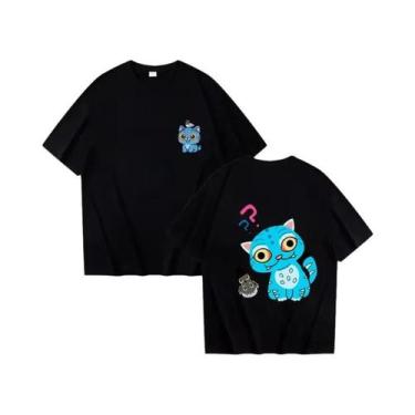 Imagem de Camiseta De Algodão KPOP Demon Hunter Tiger Para Pais E Filhos, Manga 