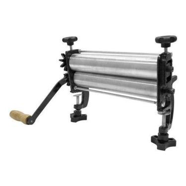 Imagem de Cilindro Manual Reforçado De Pão Pastel Pizzas  Massas 28 Cm - SHOPELE