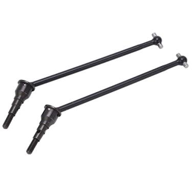 Imagem de CUOFYUNL 1 Par/conjunto Conjunto de eixo de transmissão CVD dianteiro e traseiro de metal para carros Losi Lasernut U4 1/10 RC