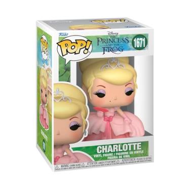Imagem de Funko Pop! Disney: A Princesa e o Sapo - Charlotte La Bouf mit Chase - Kiss the Frog - Boneco colecionável de vinil - Ideia de presente - Mercadoria oficial - Brinquedos para crianças e adultos