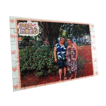 Imagem de Kit 2 Quebra-cabeças c/frases, mensagens Dias das Mães 60pçs - Coleção
