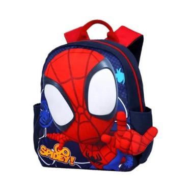 Imagem de Mochila Infantil Disney Spider-Man Para Meninos E Meninas, Fofa, Confo