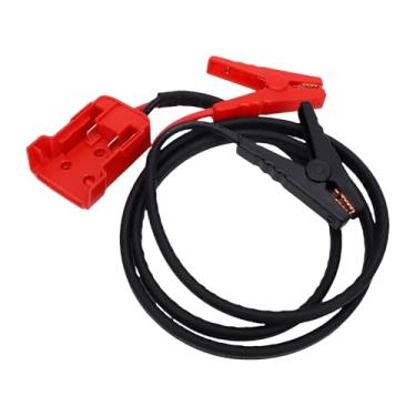 Imagem de KIMISS Cabo de Partida de Ligação Em Ponte 18v Bateria à Prova de Alta Temperatura 8awg Braçadeiras de Reforço Resistentes para Carros Médios Suvs Caminhões Leves Uso de Emergência (5,9 pés)