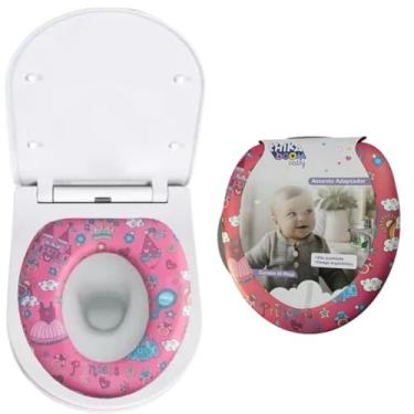 Imagem de Assento Adaptador Infantil para Vaso Sanitário, Rosa