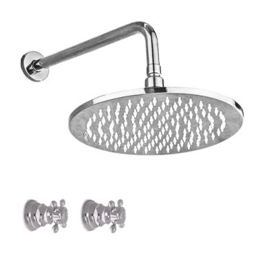 Imagem de MAC Metais Vintage, Ducha Maggiore 30cm Vintage Retrô Cromada Misturador Deca