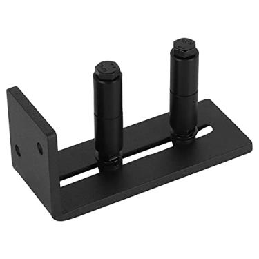 Imagem de Generic Guia Inferior da Porta Deslizante Montada na Parede Kit de Hardware de Aço Carbono para Estabilização Ideal para Portas de Celeiro e Deslizantes 4,1 X 1,6 pol.