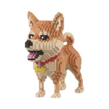 Imagem de Conjunto De Blocos De Montar 3D Micro Mini Dálmata E Dachshund Para En