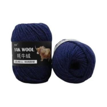 Imagem de Fio De Lã Misturado De Cashmere De Yak E Merino Para Tricô E Crochê, A