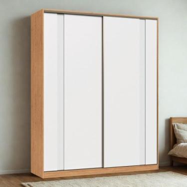 Imagem de Guarda Roupa Casal 2 Portas de Correr em MDF Conde New Móveis Castro, 