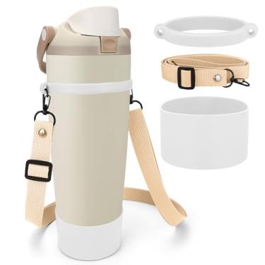 Imagem de Mity rain Suporte de garrafa de água com alça para Owala Freesip 24 30 32 acessórios de 1,134 g, bolsa tiracolo com bota de garrafa de água para homens e mulheres caminhadas, acampamento, viagem