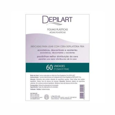 Imagem de Folhas Plásticas Para Depilação Depilart 60Fls