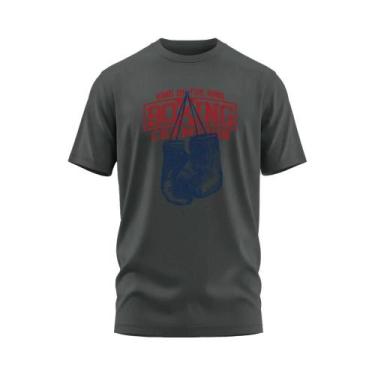 Imagem de Camiseta Vintage King of the Ring Boxing Champion Para Homens E Mulher