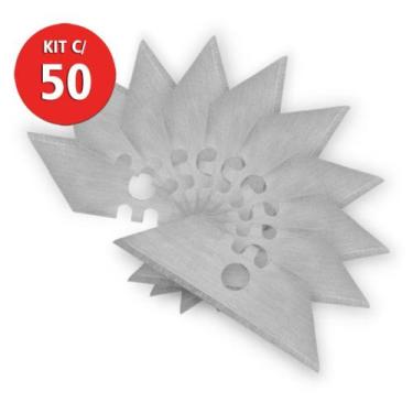 Imagem de Kit 50 Lâminas Para Estilete Trapezoidal Beltools