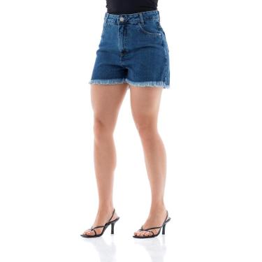 Imagem de Shorts Jeans Feminino Arauto Mom-Feminino