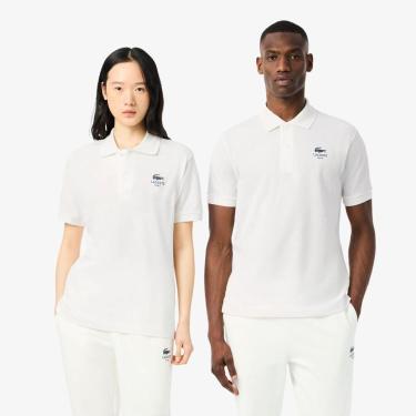 Imagem de Camisa Polo Lacoste L.12.12 Clássico Fit com Estampa Assinatura Masculina-Masculino