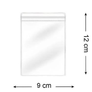Imagem de 10 Saquinhos Zip Lock Transparente Pvc para Joias - Rei Dos Estojos, 9