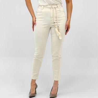 Imagem de Calça Bana Bana Skinny Sarja com Cordão Feminina-Feminino
