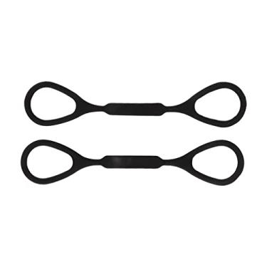 Imagem de Rolha de slide de trompete Anéis elásticos de silicone de substituição Acessórios para instrumentos de sopro 2 PCS Rolhas de slide de trompete pretas para evitar deslizamento do