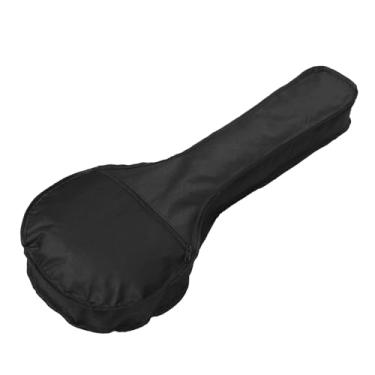 Imagem de Bolsa de armazenamento de bandolim com bolso extra acolchoada à prova de choque mochila para instrumento musical leve unissex bolsa de transporte de bandolim com alças de ombro confortáveis