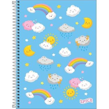 Imagem de Caderno Capa Dura para Meninas com 10 Matérias 160 Folhas Pautadas - W