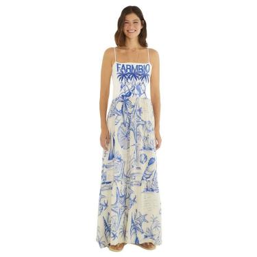 Imagem de Vestido Farm Rio Midi Alcinha Cordas E Aves-Feminino