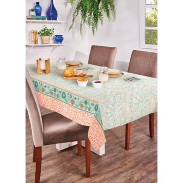 Imagem de Toalha de Mesa POP Quadrada Estampada 4 Lugares Sevilha 1,40 m x 1,40 m Com 1 peça