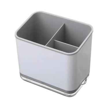 Imagem de Suporte Para Talheres Multifuncional Com Camadas Duplas E Desmontável 