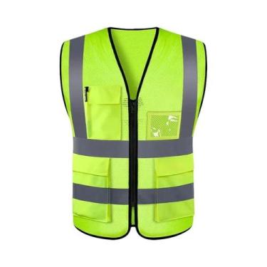 Imagem de Colete De Segurança Refletivo Ajustável Alta Visibilidade Para Corrida