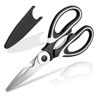 Imagem de Tesoura De Cozinha Inox Multiuso Profissional - Genérico