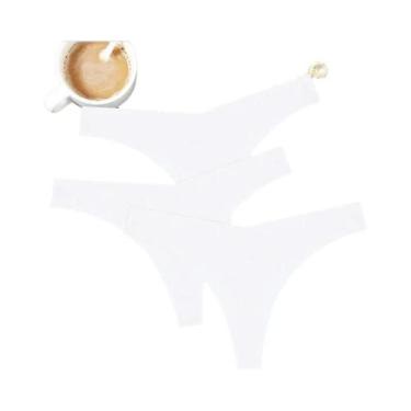 Imagem de Tanga Feminina Sem Costura De Cintura Baixa Em Formato V, Macia E Conf