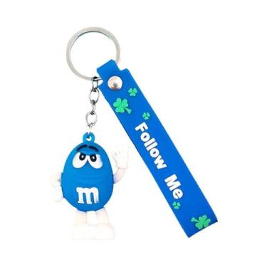 Imagem de Chaveiro Infantil Fofo De Desenho Animado M&M's: Acessório Moderno E D