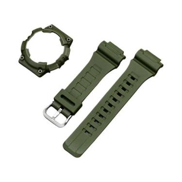 Imagem de Pulseira De Resina De Borracha Casio G-SHOCK AQ-S810W Para Relógio Esp