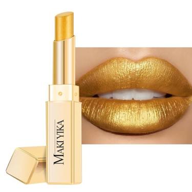 Imagem de Batom Moisture Gold para mulheres, hidratante para lábios secos e rachados, acabamento suculento, MA072 Winner Gold