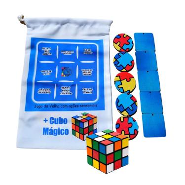 Imagem de Saquinho com Jogos e Brincadeiras Cognitivas para Autistas