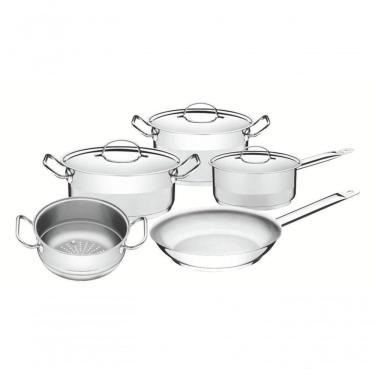 Imagem de Jogo De Panelas Tramontina Professional Em Aço Inox 5 Peças