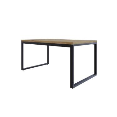 Imagem de Mesa De Jantar Yon 160 X 90 X 76 Cm Vermont Oak/est.preta Vermont Oak/est.preta