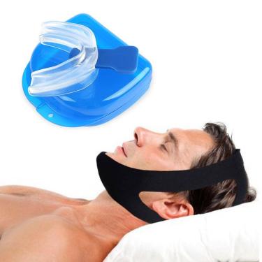 Imagem de Kit 1 Faixa Anti Ronco 3 Pontas + 1 Aparelho Bucal