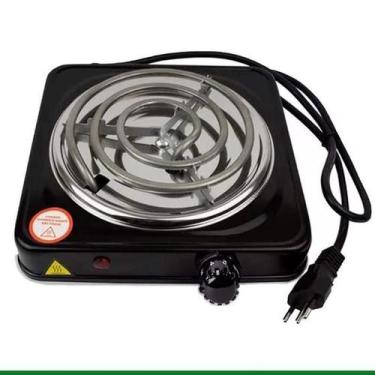 Imagem de Fogareiro Portatil Eletrico Simples 1 Boca Snel Camping Voltagem: 127V