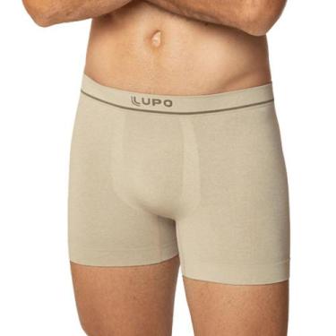 Imagem de Cueca Lupo Boxer Microfibra Sem Costura 766-023, Bege, G