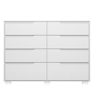 Imagem de Cômoda 8 Gavetas MDP Moval Georgia, 147 cm - Branco