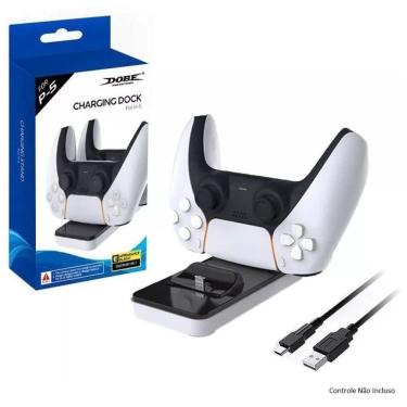 Imagem de Base Carregadora Duplo De Mesa Para Controle Ps5 - Charging Dock Station