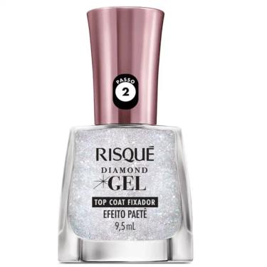 Imagem de Esmalte Risqué Diamond Gel Top Coat Fixador 9,5ml